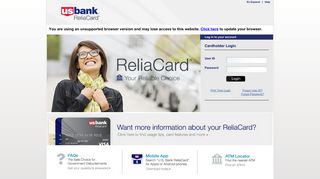 
                            2. My Login - usbankreliacard
