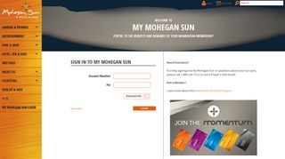 
                            1. My Mohegan Sun Login | Mohegan Sun - Mohegan Sun Rewards Portal