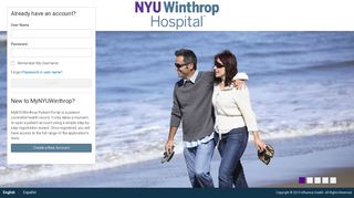
                            2. My NYU Winthrop Health - Winthrop Patient Portal