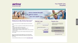 
                            7. My Online Services: Member Login - Coventry Health Care - Health America Advantra Provider Portal