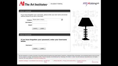 
My Pages - Reset Password - The Art Institutes
