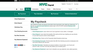 
                            1. My Paycheck - OPA - NYC.gov - Nyc Ess Login Oracle