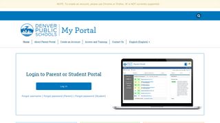 
                            1. My Portal - Denver Public Schools - My Portal Org