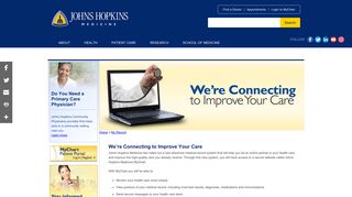 
                            2. My Record - Johns Hopkins Medicine - Johns Hopkins Health Portal