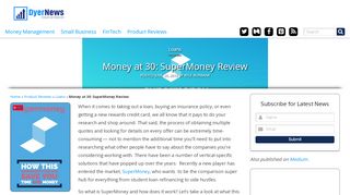 
                            2. My Review of the SuperMoney Financial Services Portal - Dyer News - Portal Financial Services Reviews