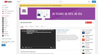 
                            13. My School Portal - YouTube - My School Portal