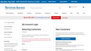 
                            6. My Seventh Avenue Account Login | Seventh Avenue - Avenue Bill Payment Portal