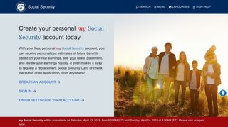 
my Social Security | Social Security Administration  
