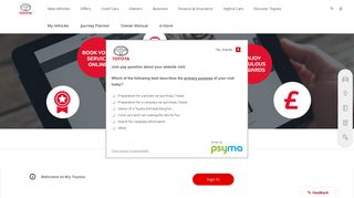 My Toyota | Toyota UK - My Toyota Customer Portal