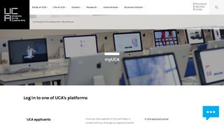 
                            2. My UCA.ac.uk - UCA - University for the Creative Arts - Uca Student Portal