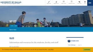 
                            5. My UD - University of Dallas - Ud Student Portal