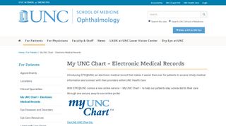 
                            6. My UNC Chart - Electronic Medical Records | Department of ... - My Unc Portal Login