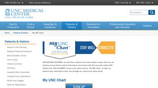 
                            4. My UNC Chart | UNC Medical Center - Unc Health Care Portal