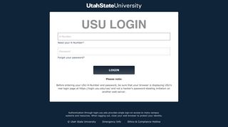 
                            3. My USU - Utah State University - Portal Usu Login