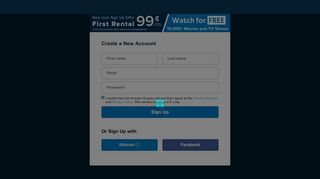 My VUDU - Manage Account - Vudu Account Login