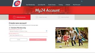 
My24 Account Registration | 24 Hour Fitness  
