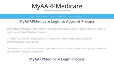 MyAARPMedicare Login to Account Process