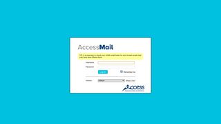 MyAccessMail Web Log In