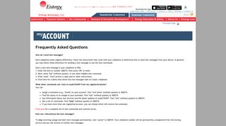 
myACCOUNT - Entergy Mississippi, Inc.  
