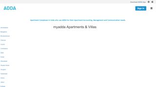 
myadda Apartments & Villas - Apartment Management ...  
