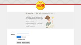 
                            6. MyADS Login Page - ADS Security - Theadsteam Login