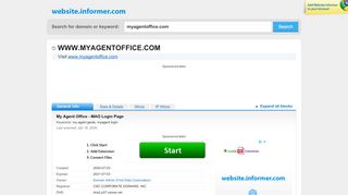 
                            3. myagentoffice.com at WI. My Agent Office - MAO Login Page - Myagentoffice Portal