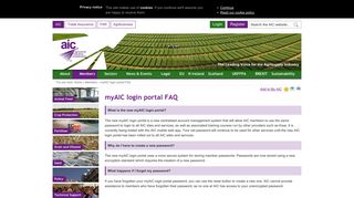 
                            8. myAIC login portal FAQ - AIC Main - Aic Login Portal