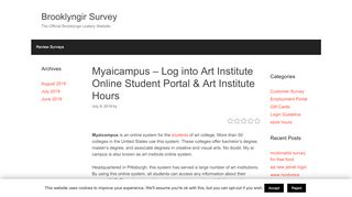 
                            4. Myaicampus – Log into Art Institute Online Student Portal & Art ... - Ecompanion Portal Art Institute