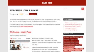 
                            6. Myaicampus Login & sign in guide, easy process to login into ... - Mycampus Aionline Edu Portal Page