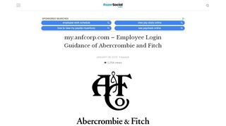 
my.anfcorp.com - Employee Login Guidance of Abercrombie ...
