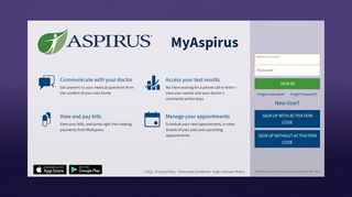 
                            1. MyAspirus - Login Page - Aspirus Portal