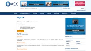 
                            4. MyASX - ASX - Asx Game Portal