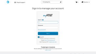 myAT&T Sign In - Pay Bills Online & Manage Your AT&T ... - Att Uverse Portal Account Free