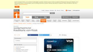 
                            5. mycard2go Prepaid Visa Card - Kreditkarte vom Kiosk ... - Mywirecard 2go Visa Portal