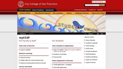 myCCSF - City College of San Francisco
