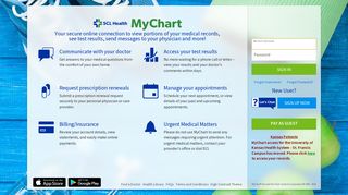 
                            6. MyChart - Login Page - Sch Patient Portal