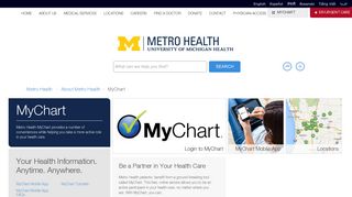 
                            8. MyChart - Metro Health Hospital Metro Health - Metro Family Physicians Portal