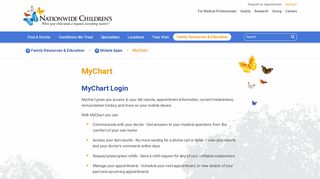 
                            5. MyChart - Nationwide Children's Hospital - Mychart Portal Cincinnati Children's