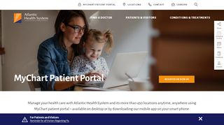 MyChart Patient Portal - Atlantic Health System - Chilton Patient Portal