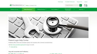 
                            2. myChart - ProMedica - Promedica Portal Portal
