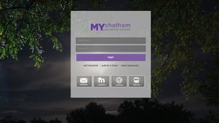 my.Chatham - Chatham University Portal