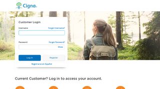 
                            6. myCigna - Get Access to Your Personal Health Information - Clm Register Portal