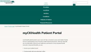 
                            4. myCKHealth Patient Portal - Dcmh Patient Portal