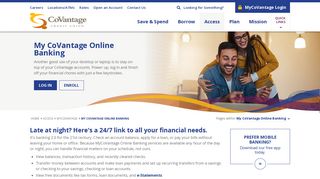 MyCoVantage Online Banking  MI, WI Credit Union ...