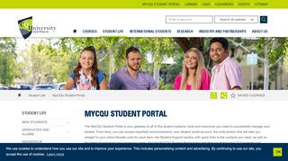 
MyCQU Student Portal - CQUniversity
