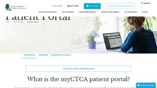 
                            1. myCTCA Patient Portal | CTCA - Cancer Treatment Centers - Ctca Patient Portal Login