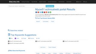 
                            6. Mycw51 eclinicalweb portal Results For Websites Listing - Https Mycw51 Eclinicalweb Com Portal5921 Jsp Login Jsp