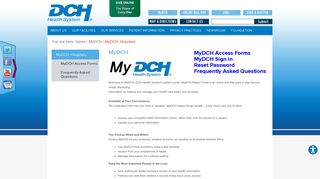 
                            4. MyDCH: Hospitals - | DCH Health System - Dch Employee Portal