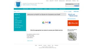 MyDIT.ie - MyDIT - Webcourses Dit Student Portal