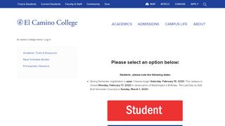 
                            1. MyECC - El Camino College Portal - El Camino College Myecc Portal